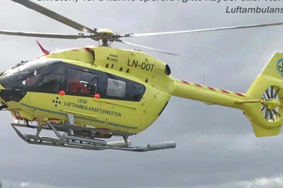 Et helikopter som flyr på himmelen