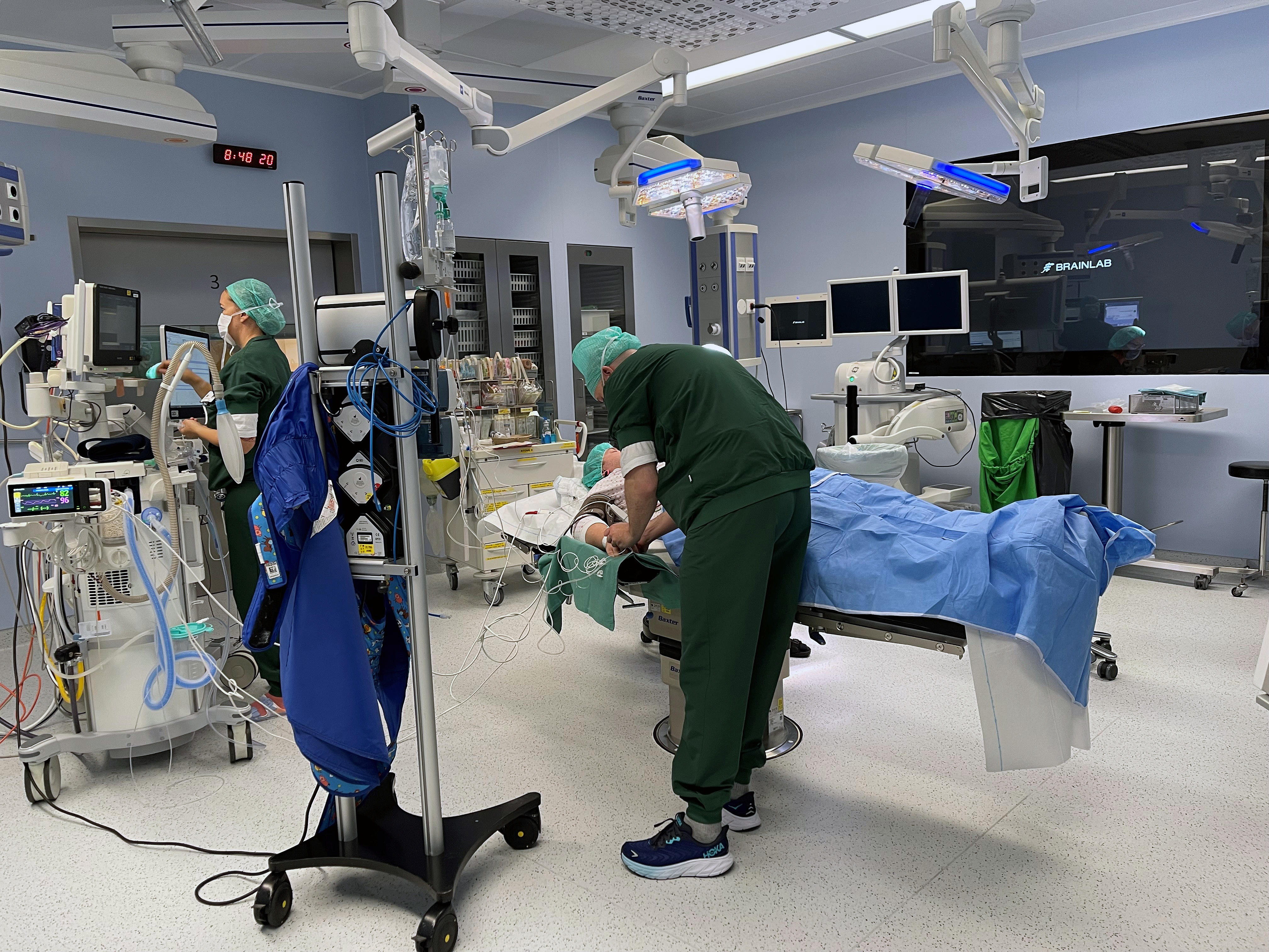 operasjonssal under ein operasjon