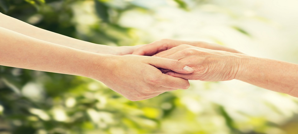 Et nærbilde av en hånd